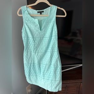 Banana Republic Teal Sleeveless Dress